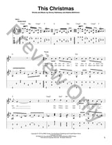 This Christmas Guitar and Fretted sheet music cover